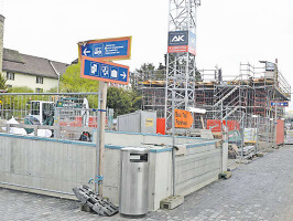 Aufrichte am Bahnhofplatz Zofingen